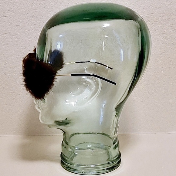 Saint Laurent Mink Fur Classic 11 Aviator Shield Sunglasses - Picture 13 of 14